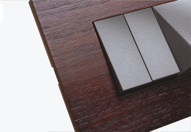 CUBE Series Cover Plates Solid Wood Plates